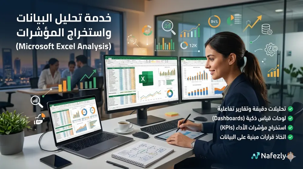 تحليل البيانات واستخراج المؤشرات (Excel Analysis)