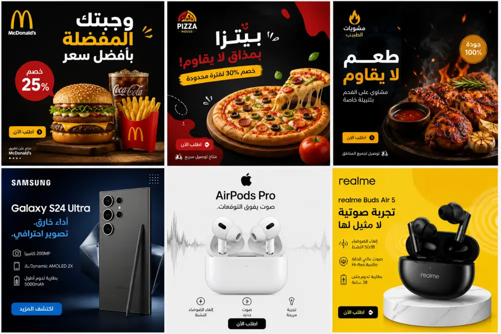 تصميم اعلانك عندنا photoshop && illustrator باعلي جودة واقل سعر