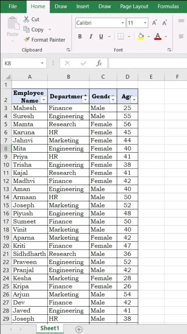إدخال بيانات احترافي وتنسيق جداول على Excel و Google Sheets بدقة