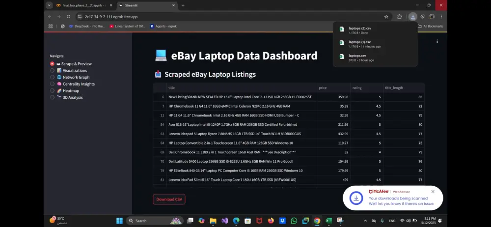 استخراج البيانات من أي موقع وتسليمها في ملف Excel