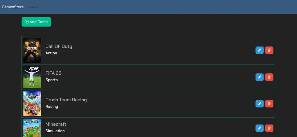 تطوير متجر ألعاب إلكتروني بسيط باستخدام ASP.NET MVC
