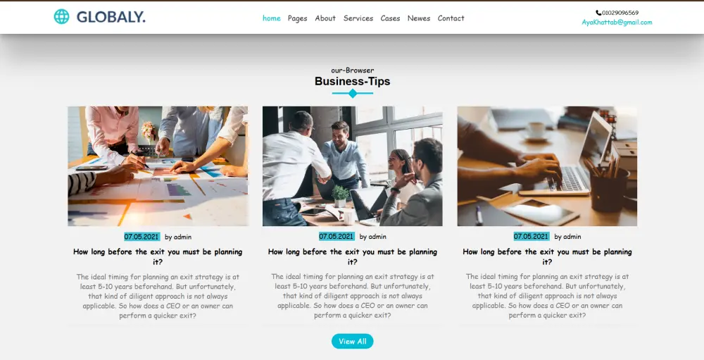 تصميم Landing Page احترافية ومتجاوبة