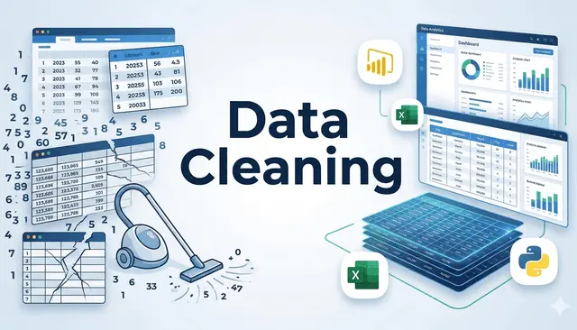 تنظيف وتجهيز البيانات (Data Cleaning)