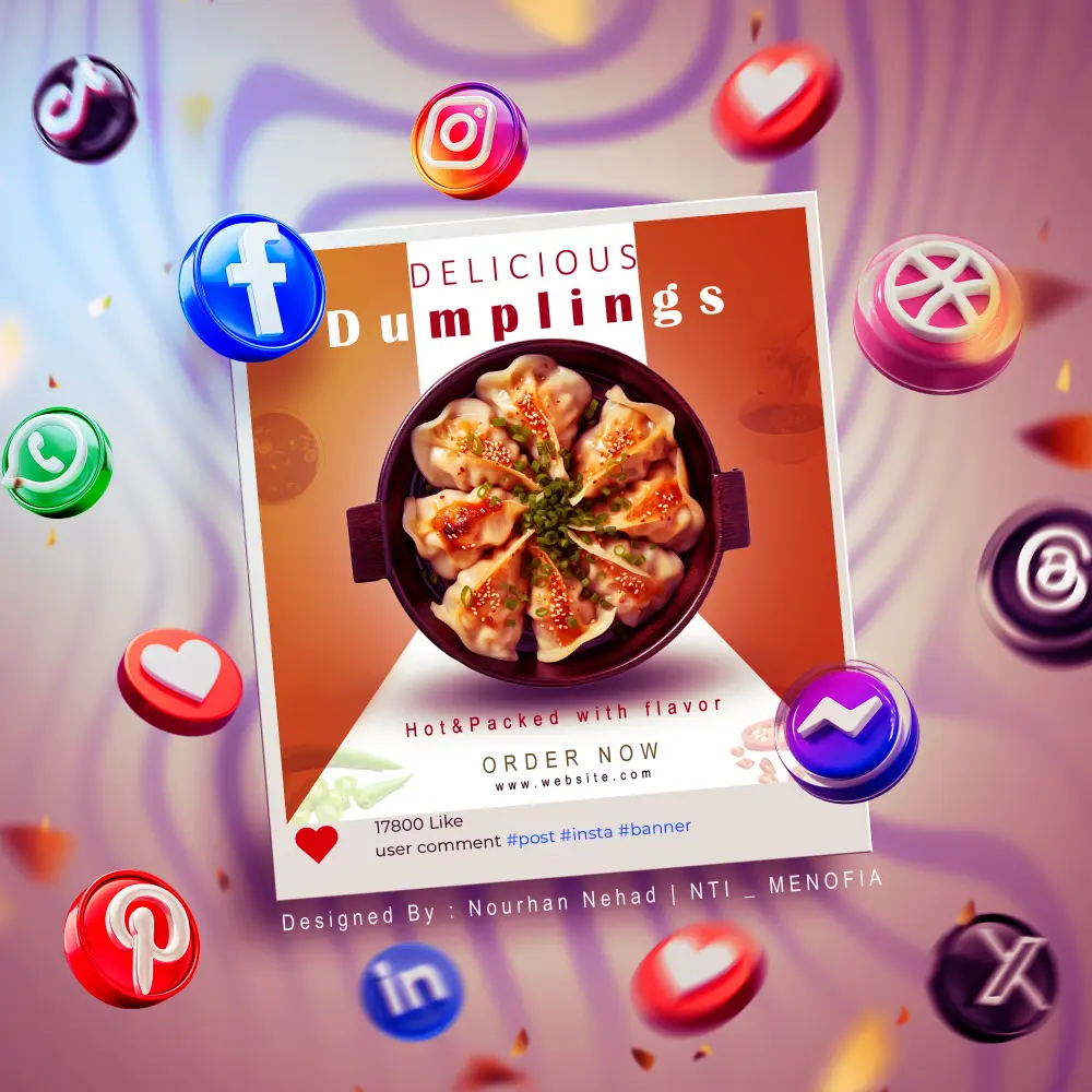 تصميم بوستات سوشيال ميديا