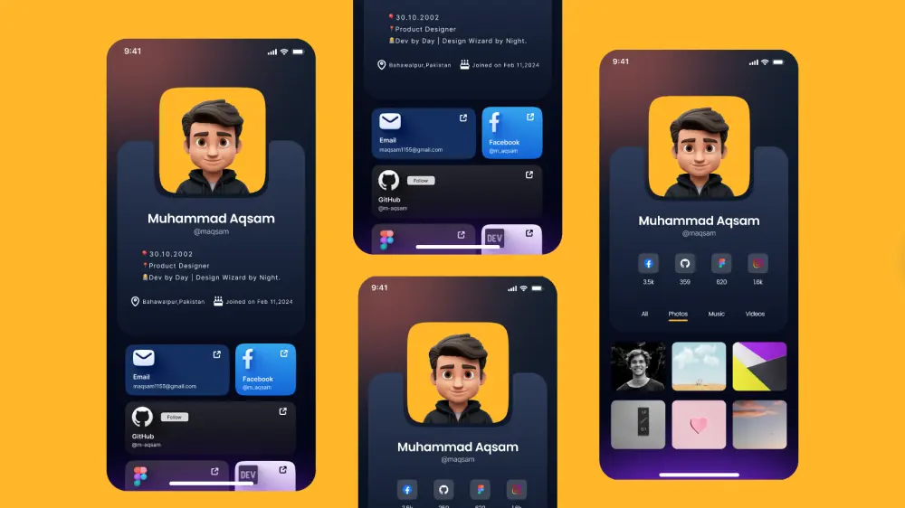 تصميم وبناء موقع تعريفي (Portfolio)