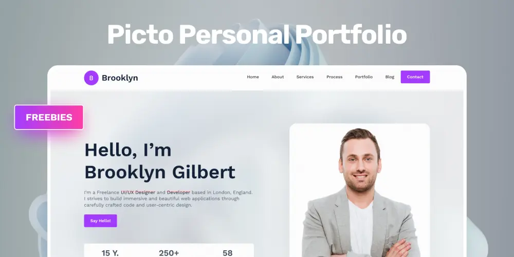 تصميم وبناء موقع تعريفي (Portfolio)