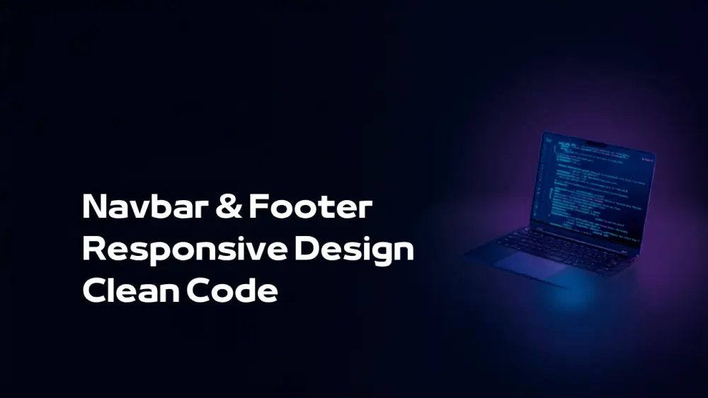 برمجة Navbar و Footer متجاوب لأي موقع