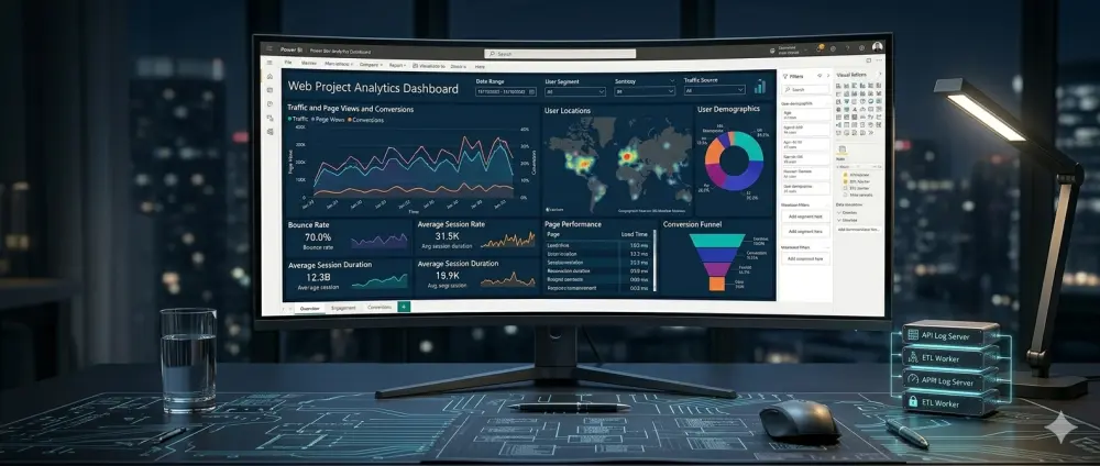 تحويل بياناتك إلى داشبورد تفاعلي احترافي بـ Power BI