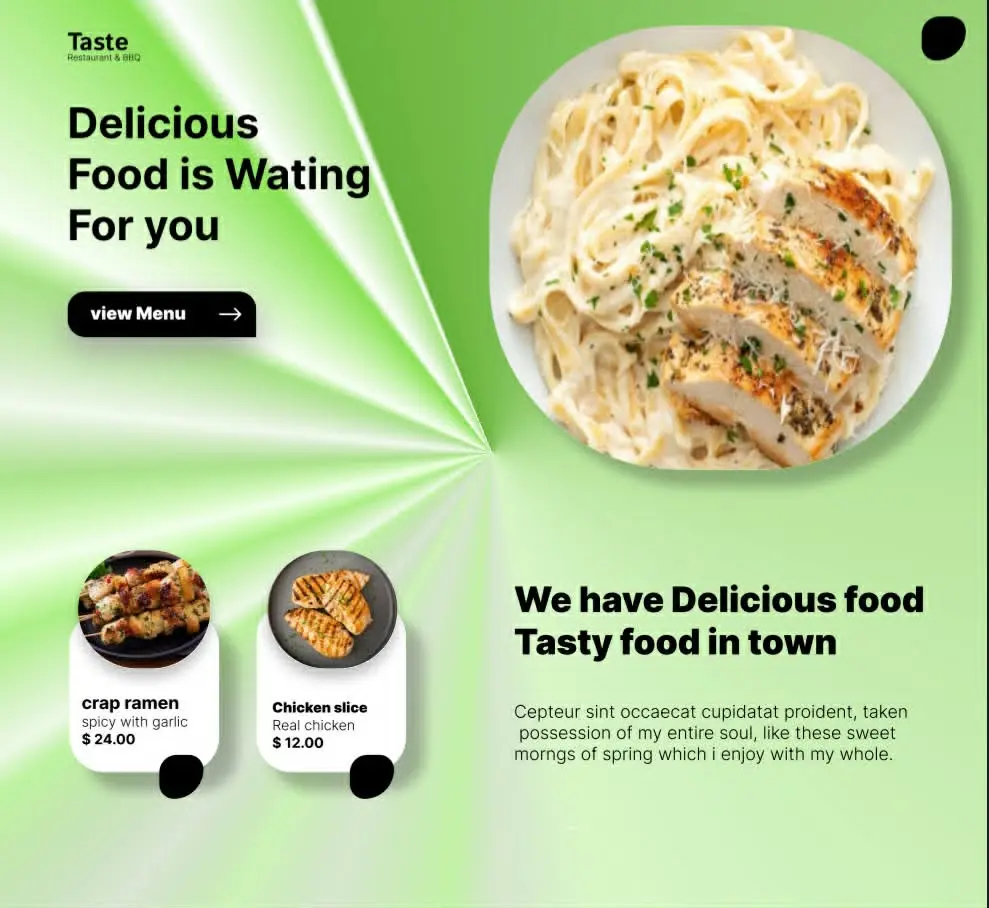 تحويل تصميم UI من Figma أو صورة إلى كود Front-End احترافي (HTML / CSS / React