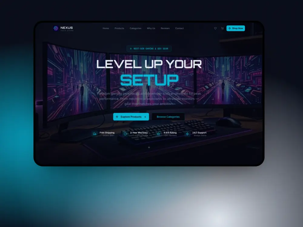 برمجة صفحة هبوط Landing Page فائقة السرعة بـ Next.js