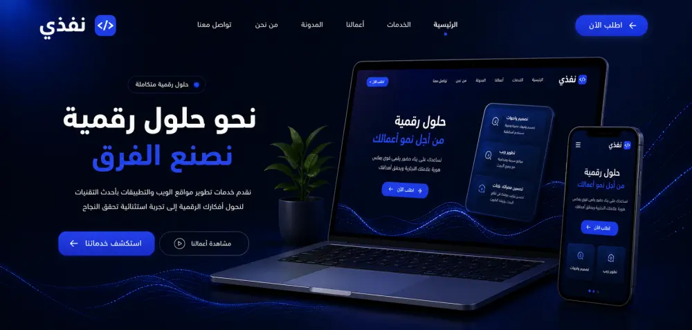سأصمم لك لاندينج بيج احترافية بـ HTML وCSS وJS تعمل على جميع الأجهزة