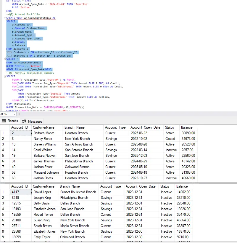 تنظيف وتنظيم البيانات وكتابة استعلامات SQL احترافية