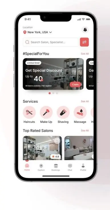سأصمم واجهة مستخدم UI احترافيه لتطبيقات الموبايل