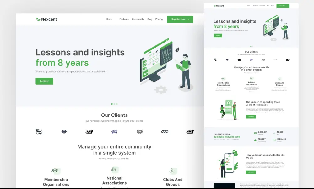 سأقوم بتصميم Landing Page احترافية متوافقة مع محركات البحث