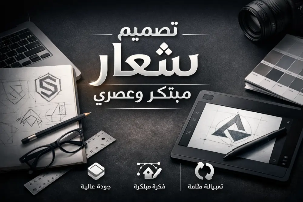 تصميم شعار مبتكر وعصري احترافي