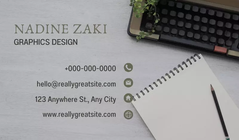 تصميم بطاقات أعمال شخصية و للشركات