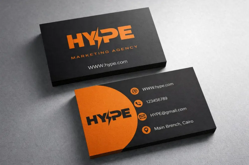 تصميم كارت شخصي (Business Card) احترافي ومبتكر يعبر عن هويتك