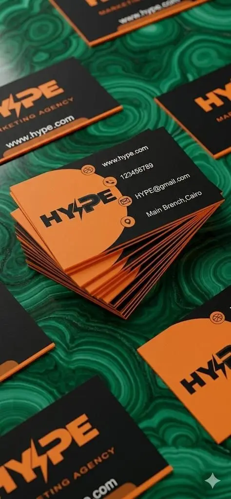 تصميم كارت شخصي (Business Card) احترافي ومبتكر يعبر عن هويتك