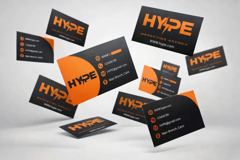 تصميم كارت شخصي (Business Card) احترافي ومبتكر يعبر عن هويتك