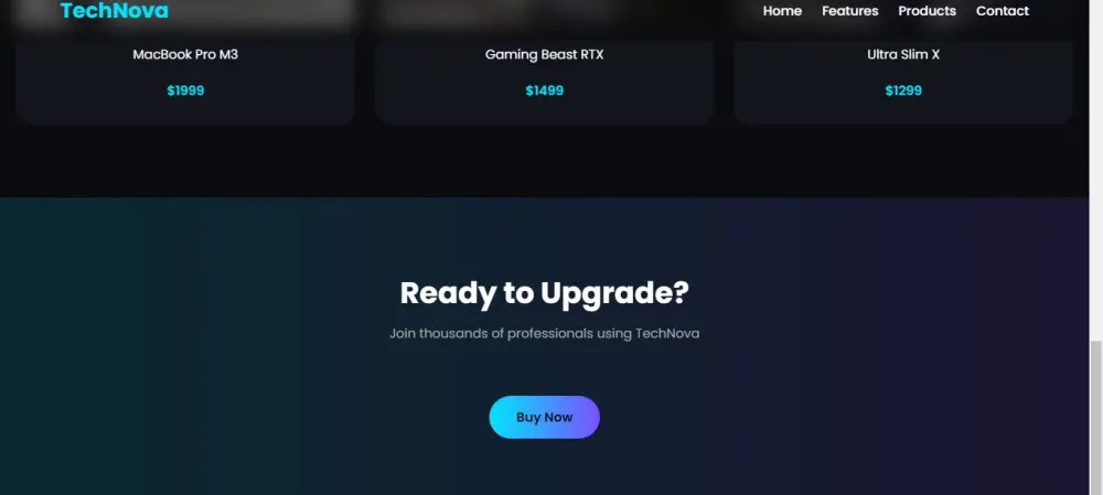 تصميم وتطوير صفحة هبوط احترافية ومتجاوبة باستخدام HTML CSS JavaScript