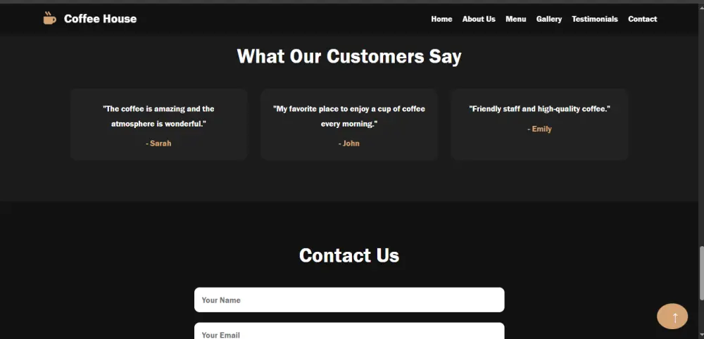 تصميم وبرمجة صفحة هبوط (Landing Page) متجاوبة باستخدام HTML وCSS وJavaScript