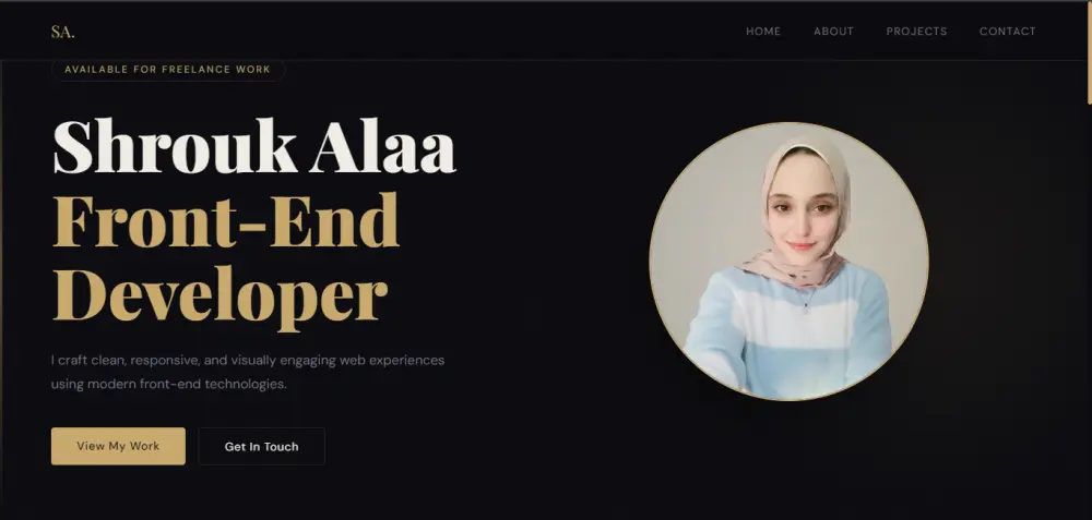 تصميم وبرمجة موقع شخصي (بورتفوليو) متجاوب لعرض أعمالك