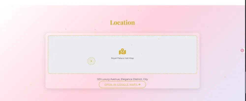 صميم دعوة رقمية تفاعلية (Digital Invitation) احترافية باستخدام HTML وCSS وJavaScript