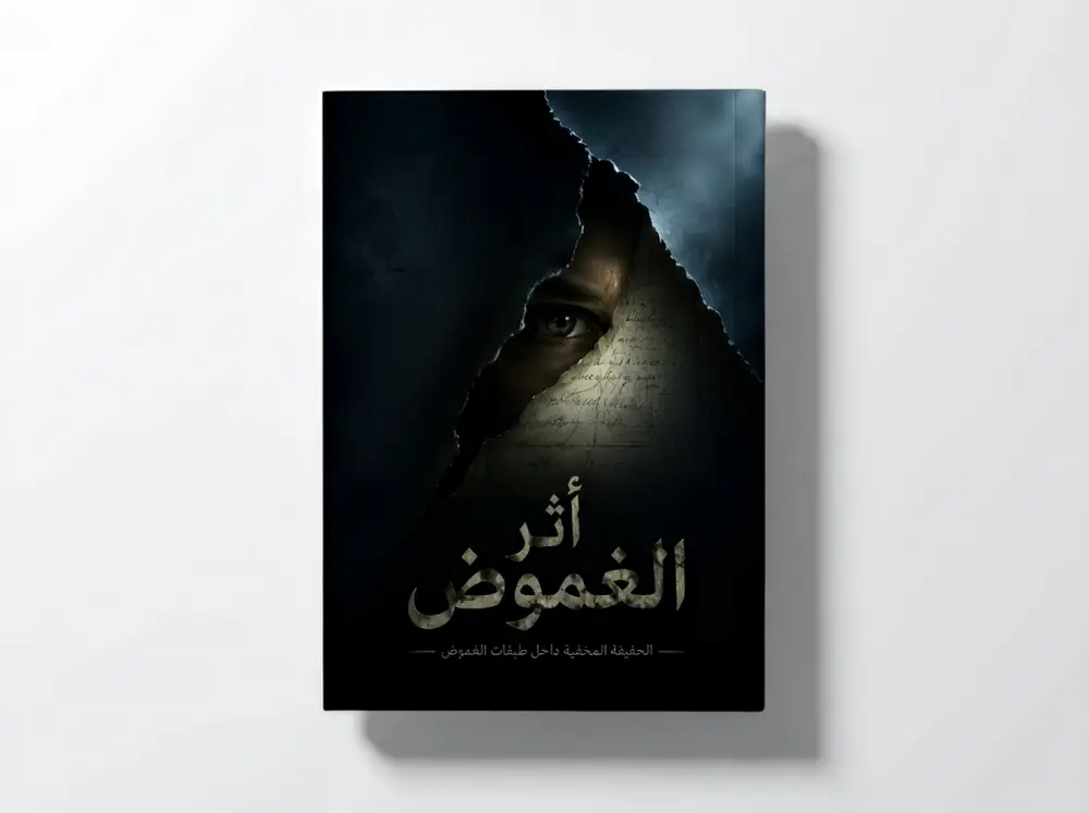 أقدم تصميم غلاف كتاب إلكتروني متكامل يشمل الغلاف الأمامي والخلفي، مصمم خصيصًا للعرض الرقمي