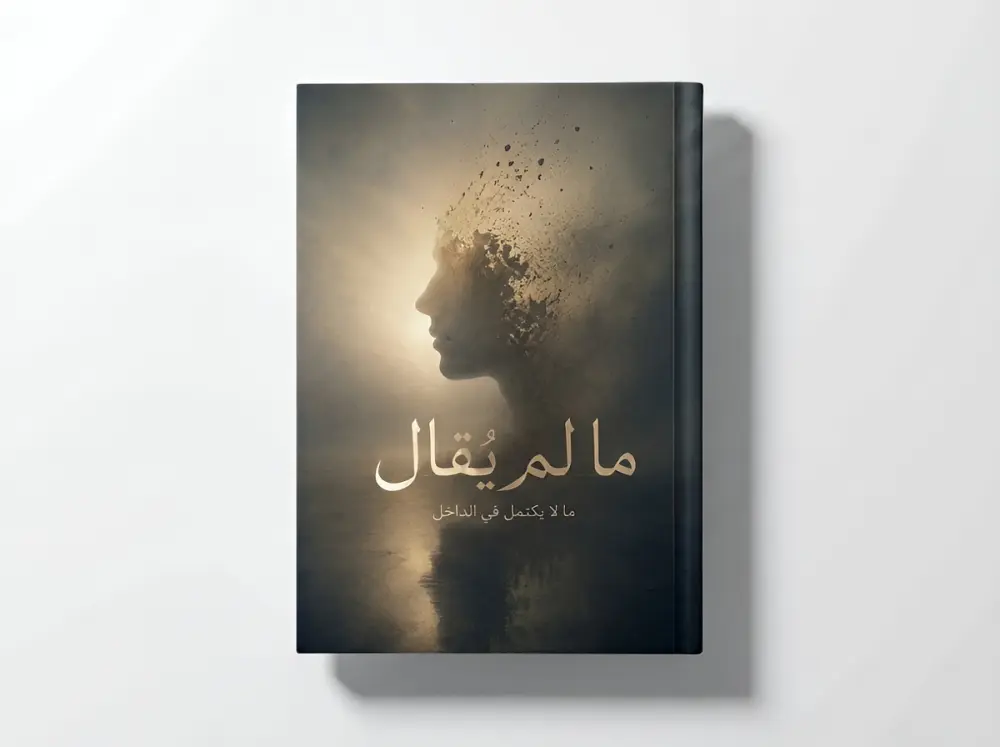 أقدم تصميم غلاف كتاب إلكتروني متكامل يشمل الغلاف الأمامي والخلفي، مصمم خصيصًا للعرض الرقمي