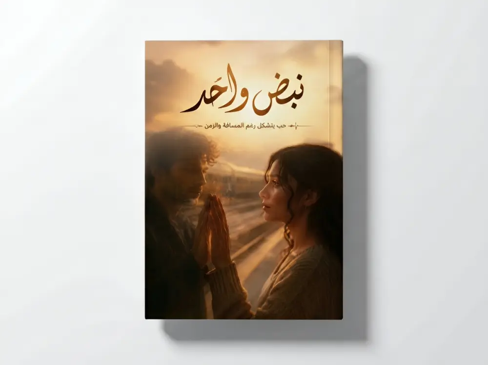 أقدم تصميم غلاف كتاب إلكتروني متكامل يشمل الغلاف الأمامي والخلفي، مصمم خصيصًا للعرض الرقمي