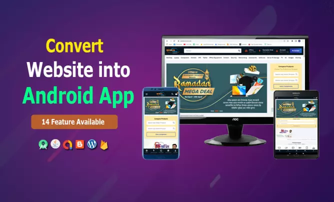 تحويل موقعك الإلكتروني إلى تطبيق (iOS)و(Android)