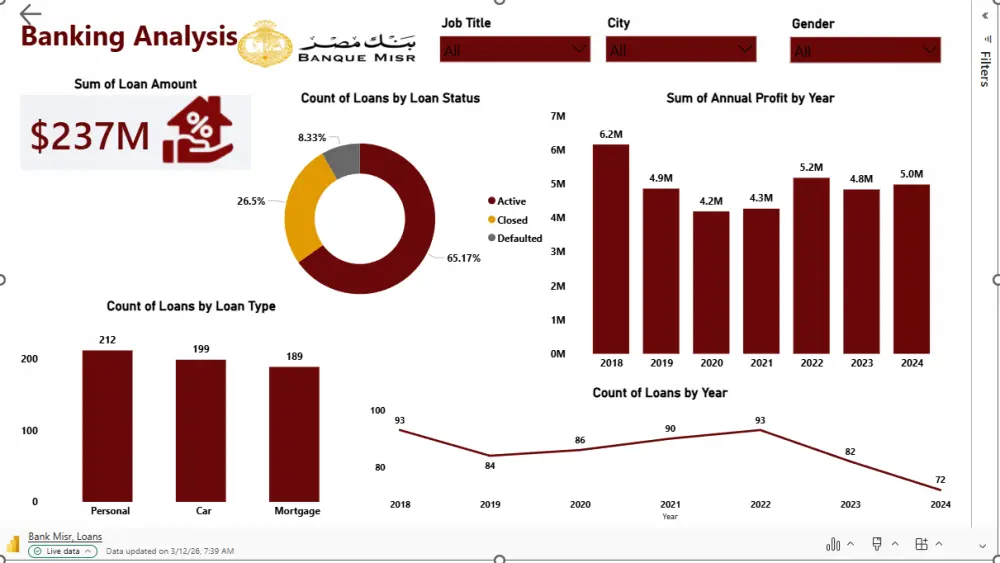 تحليل البيانات المالية ومخاطر الائتمان والتمويل Credit Analytics.