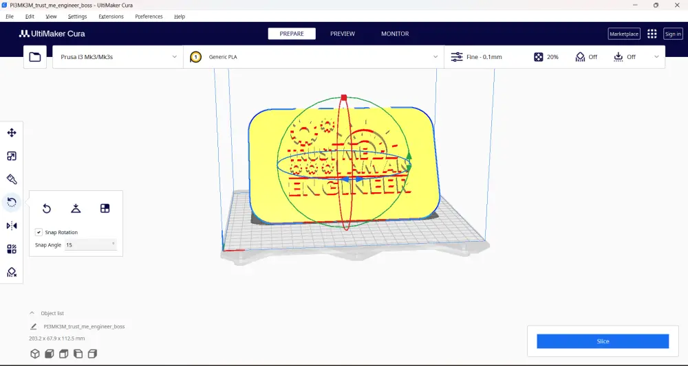 سأجهز ملفات الطباعة ثلاثية الأبعاد للطباعة باستخدام Ultimaker Cura