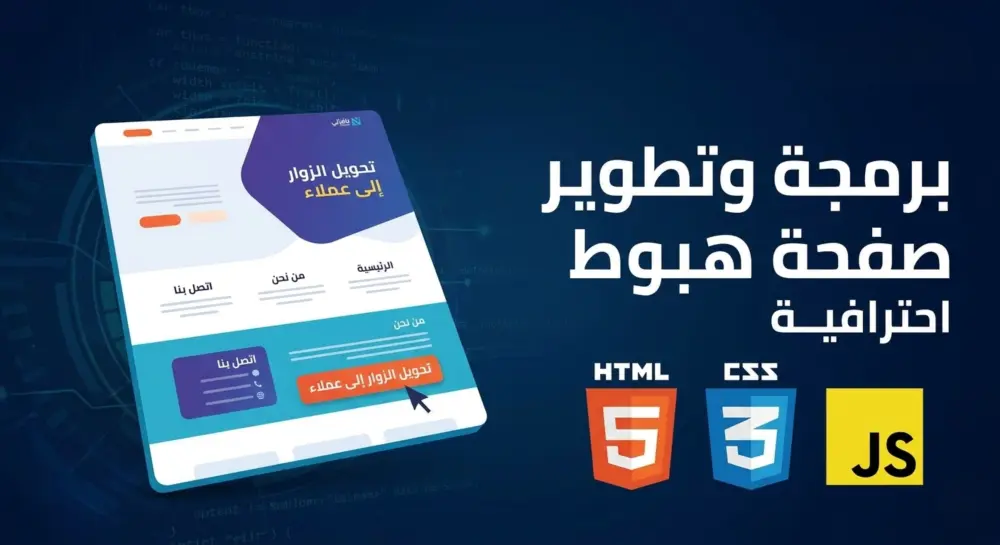 برمجة وتطوير صفحة هبوط احترافية
