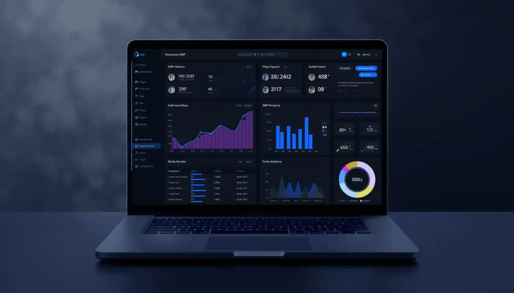 تطوير أنظمة إدارة احترافية (ERP / CRM / Dashboards) للشركات مع لوحة تحكم متكاملة وسريعة