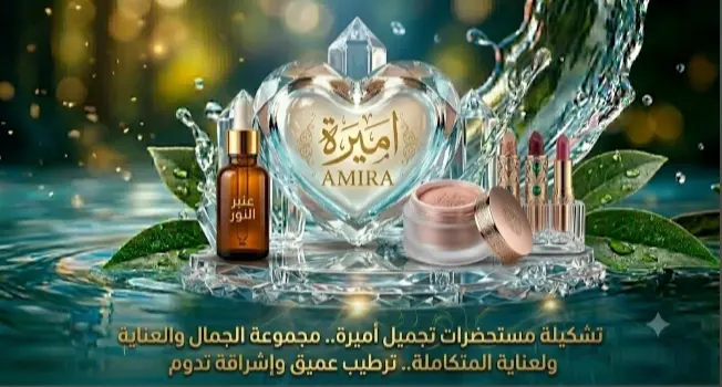 👑  ​تصميم إعلان مستحضرات تجميل احترافي وجذاب لزيادة مبيعاتك فوراً تصميم اعلان واحد مقابل 5 دولار فقط