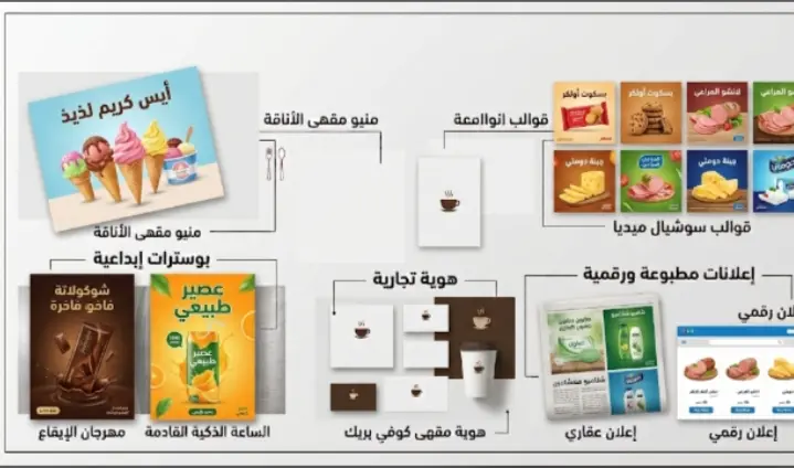تصميم اعلانات بوسترات سوشيال ميديا احترافيه تضاعف مبيعاتك التصميم اعلان واحد او بوستر واحد مقابل 5 دولار فقط