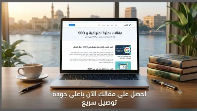 كتابة مقالات بحثي احترافي ومتوافق مع السيو (SEO) لموقعك أو مدونتك ​: