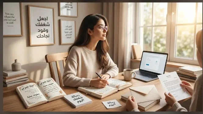 صياغة خطة الطموح الشخصية وكتابة "رسائل استعادة الشغف" وتحفيز الذات