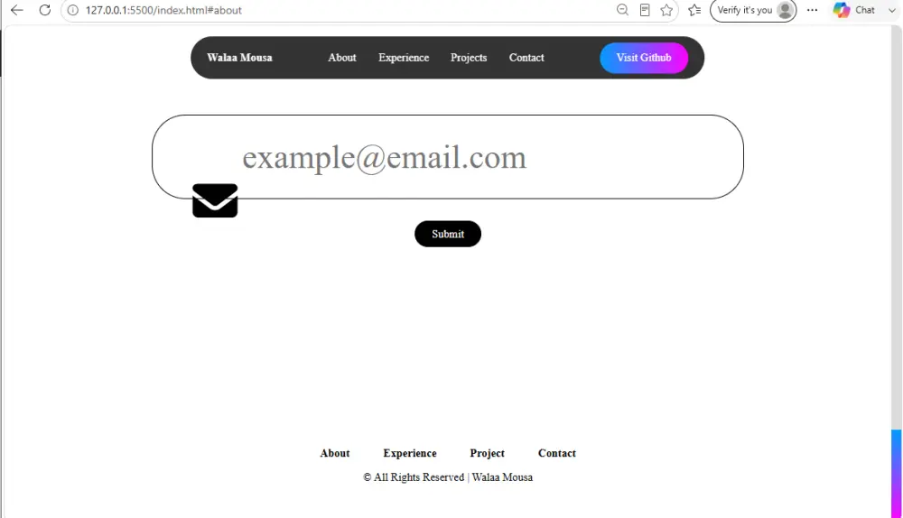 تصميم بورتفوليو portfolio احترافي لعرض اعمالك وخبراتك
