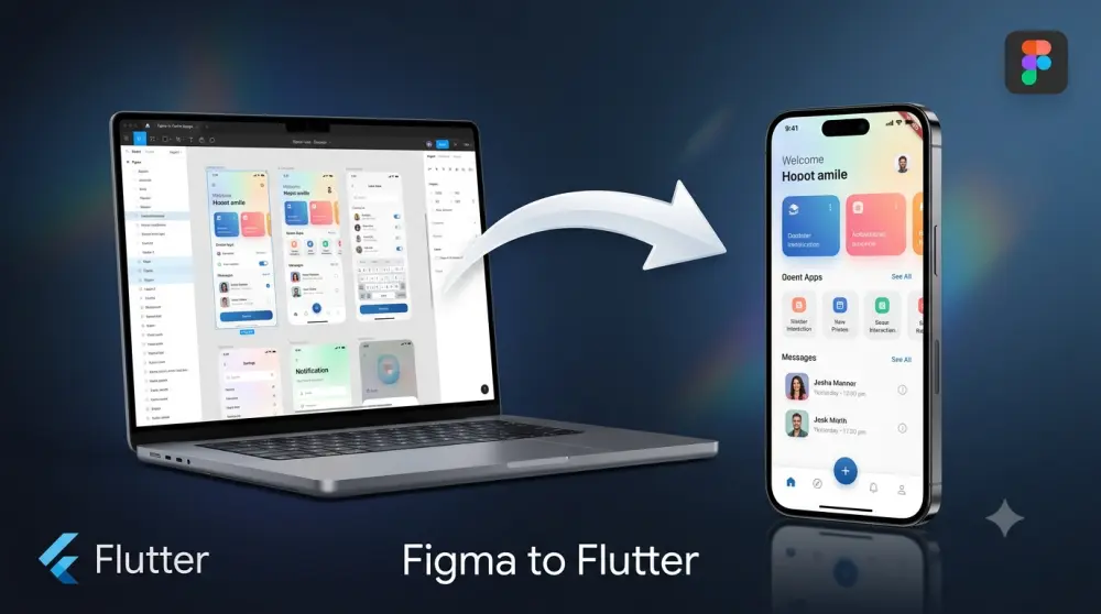 سأحول تصميم Figma أو Adobe XD إلى تطبيق Flutter احترافي ومتجاوب