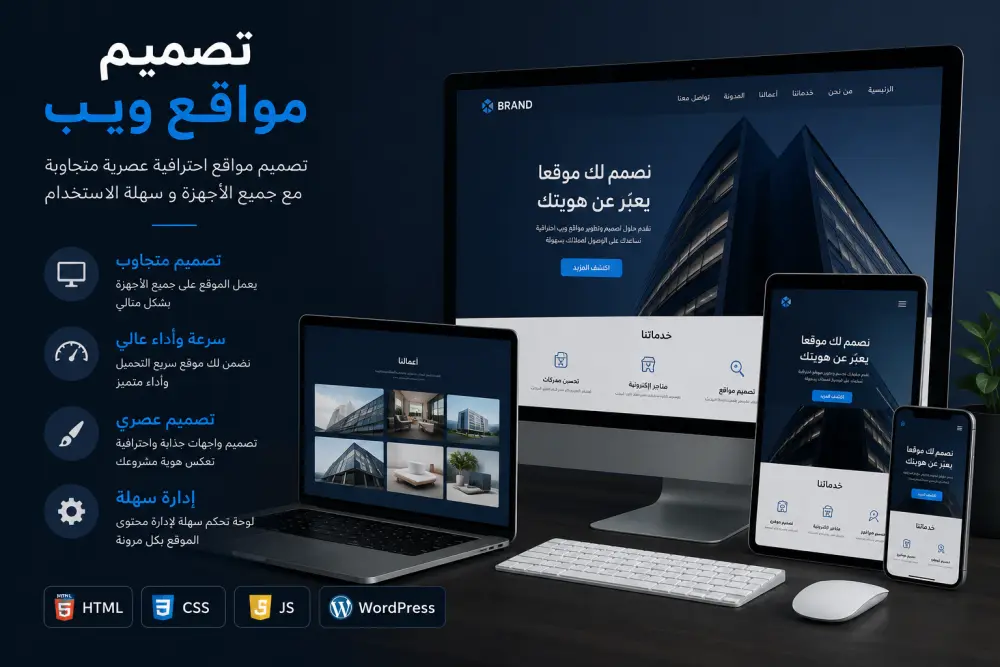 تصميم مواقع ويب