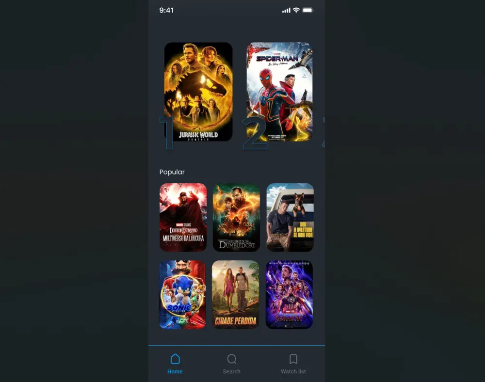 تطبيق Movie App هو تطبيق بسيط يتيح لك تصفح الأفلام بسهولة