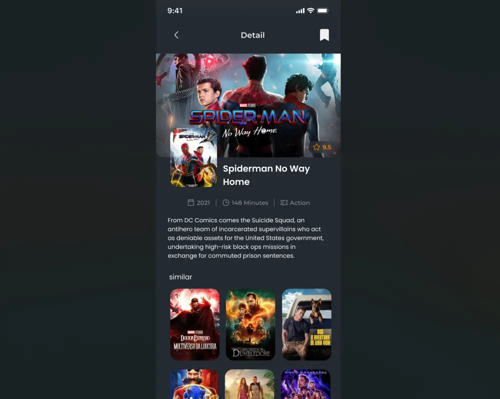تطبيق Movie App هو تطبيق بسيط يتيح لك تصفح الأفلام بسهولة