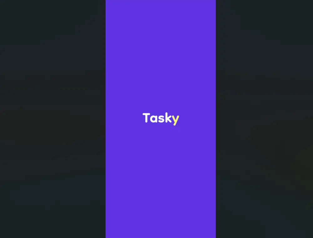 Tasky لإدارة المهام بواجهة احترافية ومتجاوبة، يتيح إضافة وتعديل وحذف المهام، وتنظيمها حسب الأولوية أو الحاله.