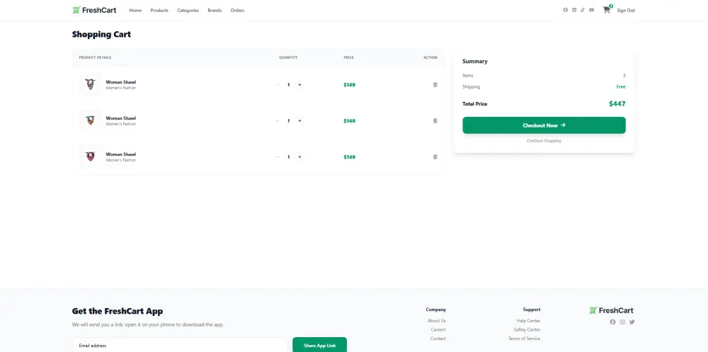تطوير موقع تجارة إلكترونية احترافي بـ React + Vite