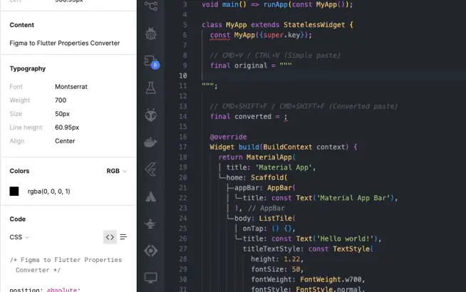 Convert Figma Design to Flutter UI
