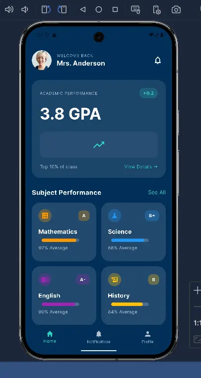 تطوير شاشتين (2 Screens) باستخدام Flutter. تصميم وتنفيذ واجهات مستخدم احترافية (UI). Responsive UI متوافق مع مختلف أحجام الشاشات.