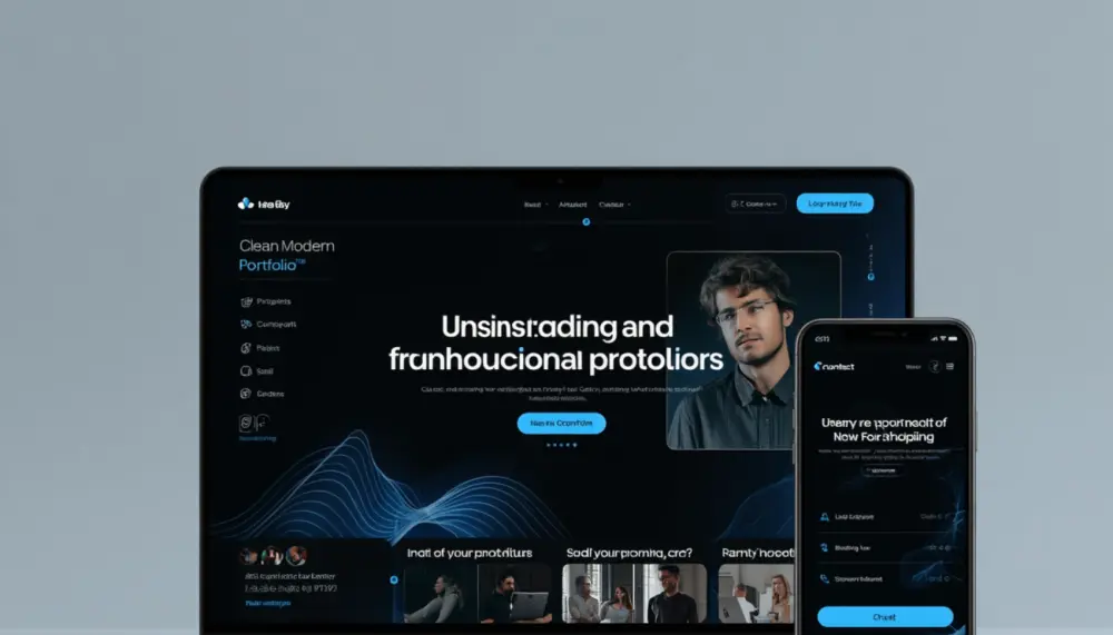 بناء portfolio احترافي لعرض اعمالك وخبراتك