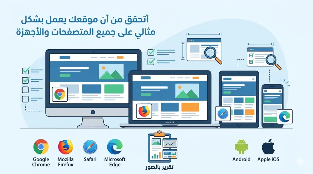 اختبار التوافق مع المتصفحات
